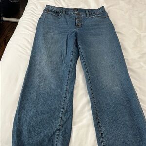 J. Crew Women's Straight Leg Jeans in Blue
